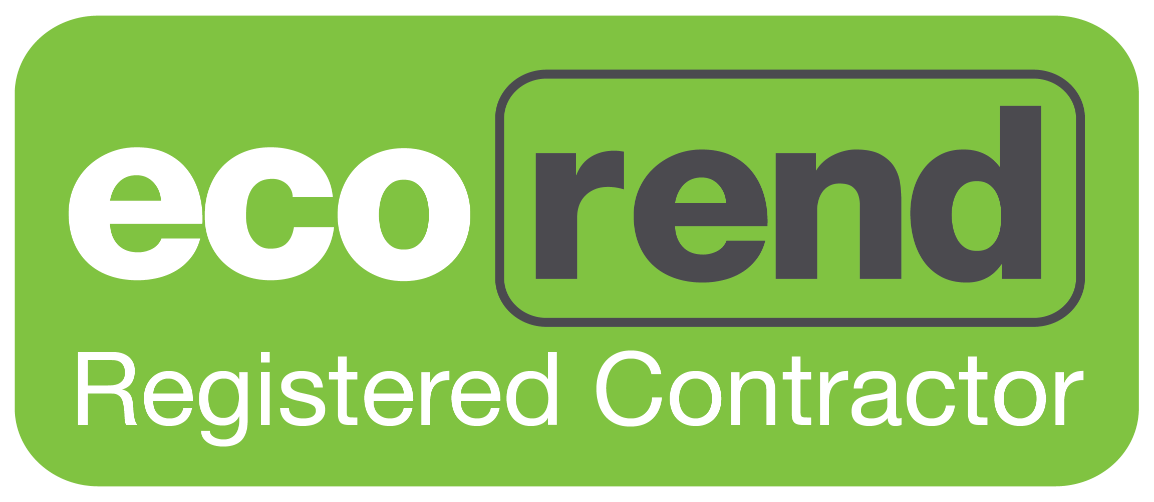 EcoRend Registered Contractor Badge
